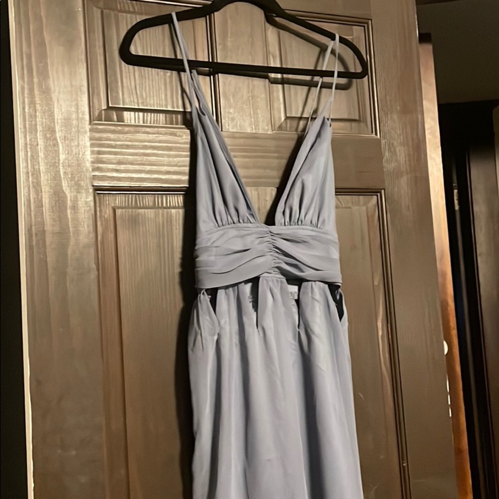 Blue SABO Skirt Formal Maxi Dress NWT